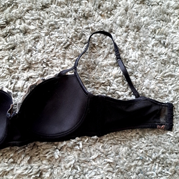 pleasure state Couture | Black Multi color snake skin studded women's bra - Picture 6 of 9